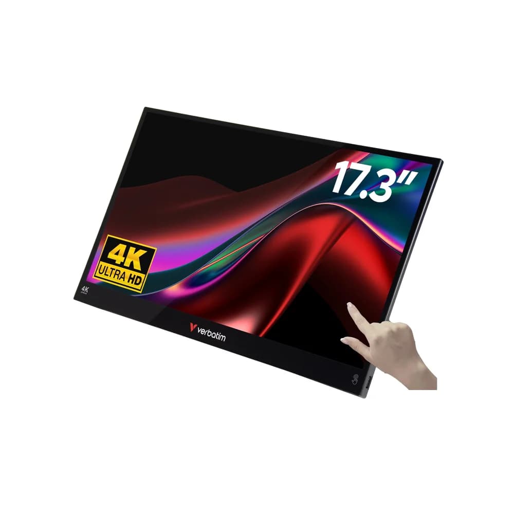 Verbatim 43,9 cm (17,3 ) Monitor Schwarz