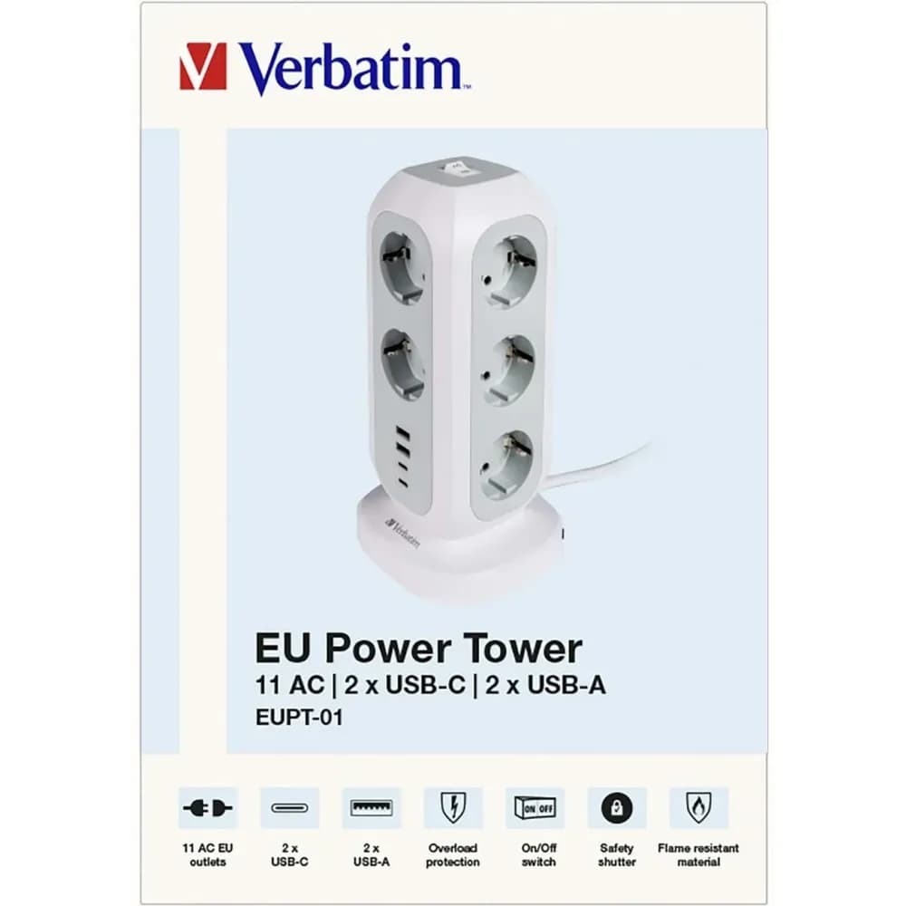 Verbatim Steckdosen Tower 49547