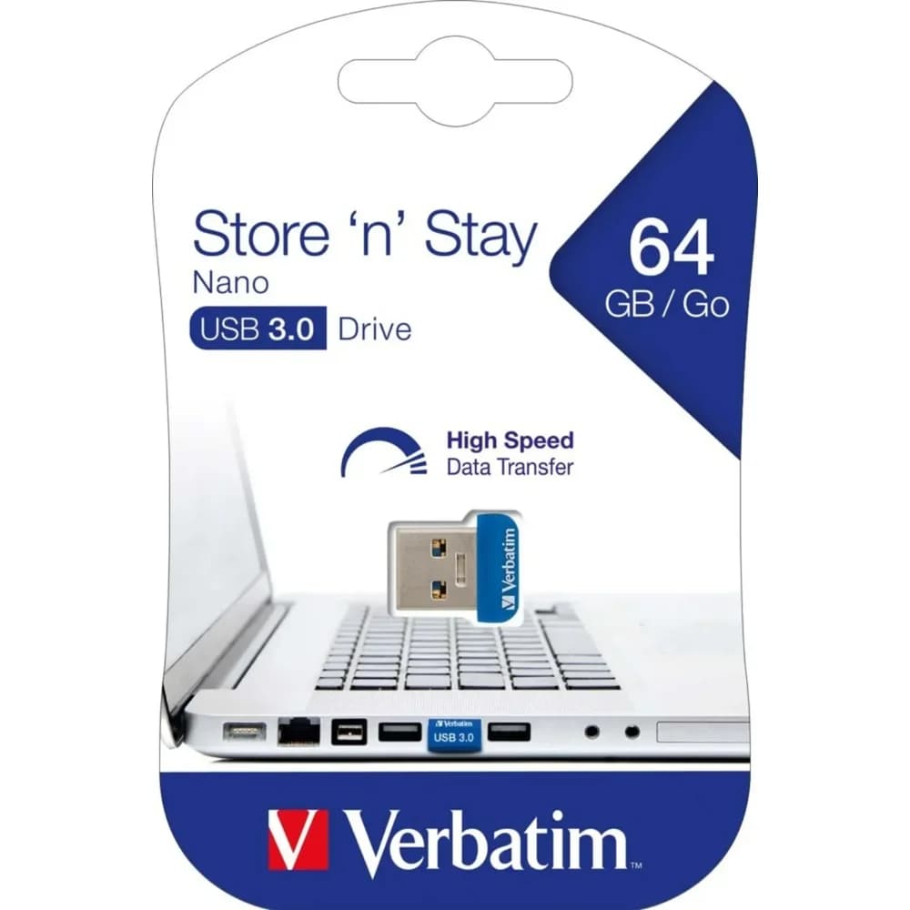 Verbatim NANO USB-Stick blau