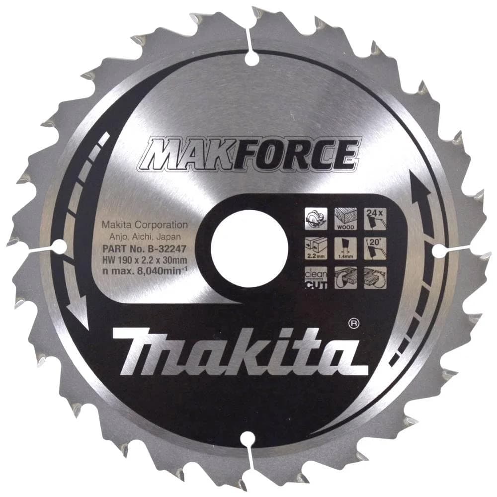 Makita MAKFORCE Sägeblatt 190x30x24Z