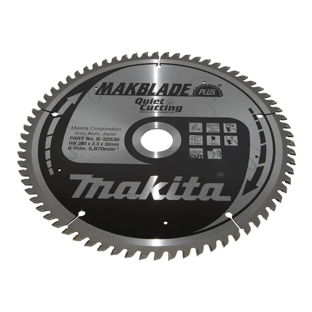 Makita Sägeblatt 260x30x70Z B-32530