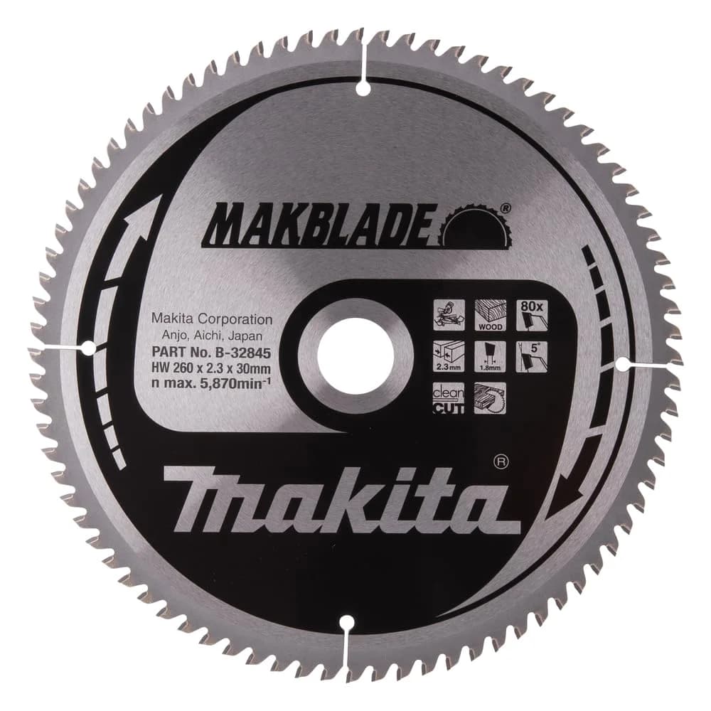 Makita Sägeblatt 260x30x80Z B-32845