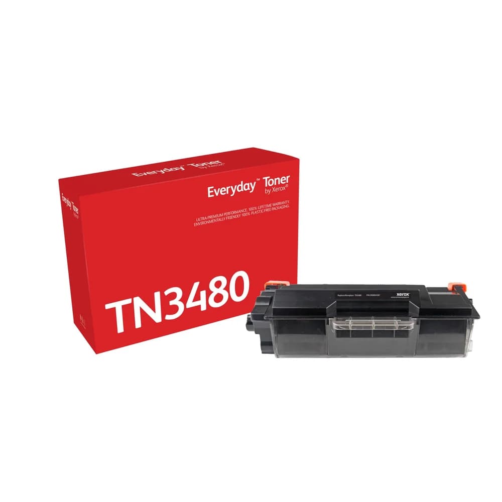 Xerox Everyday Black Toner ers. Brother TN-3480