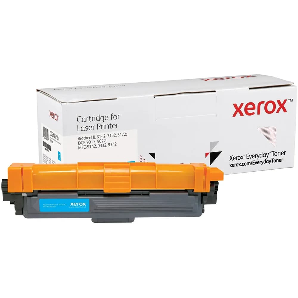 Xerox Everyday Cyan Toner ers. Brother TN242C