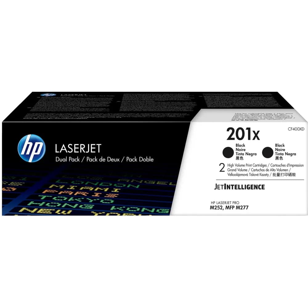 HP, Toner, 201X 2er-Pack (BK)