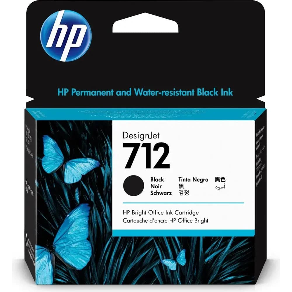 HP Tinte 712 schwarz, 80ml