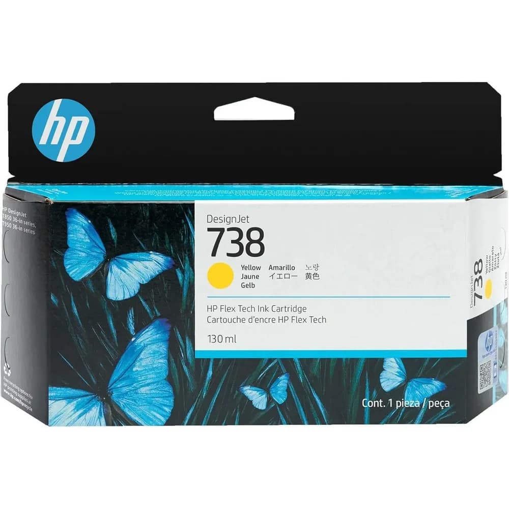 HP Tinte 738 130ml gelb