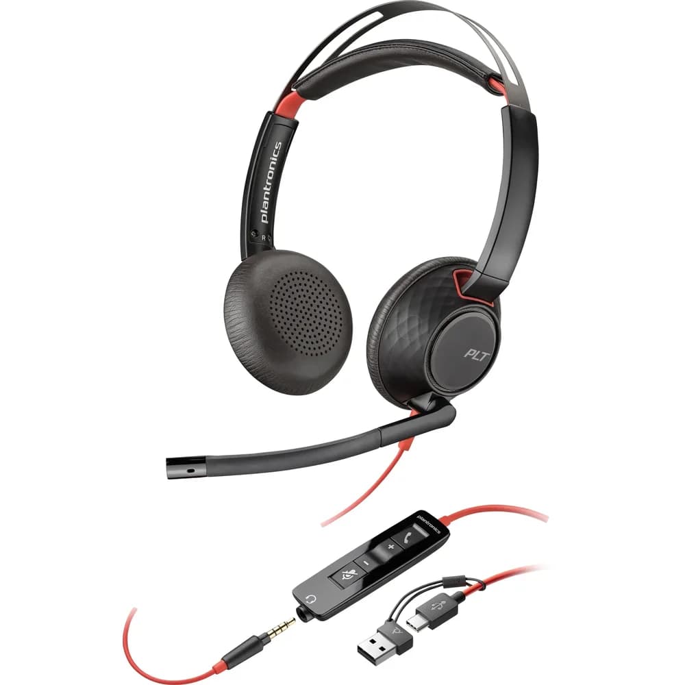 Poly Blackwire 5220 Stereo Headset On-Ear