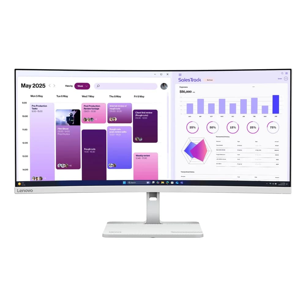Lenovo L34W-4C WQHD Display 86,36 cm (34")