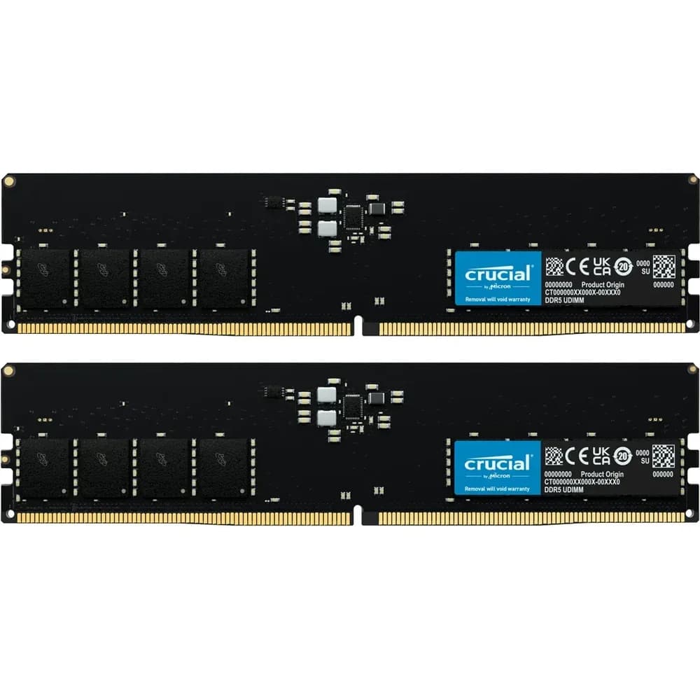 CRUCIAL DIMM Kit 32GB, DDR5-4800, CL40-39-39