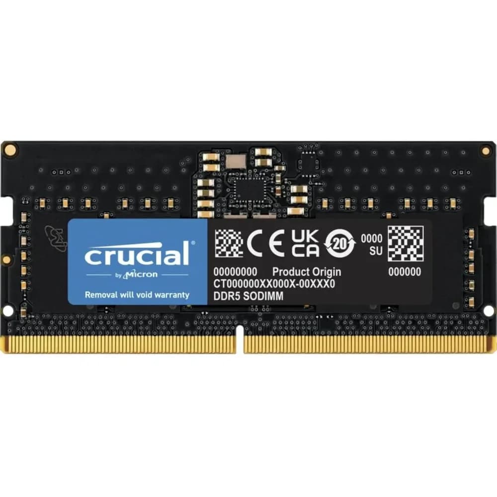 Crucial RAM 8GB (1x8GB) DDR5 4800MHz SODIMM schwarz