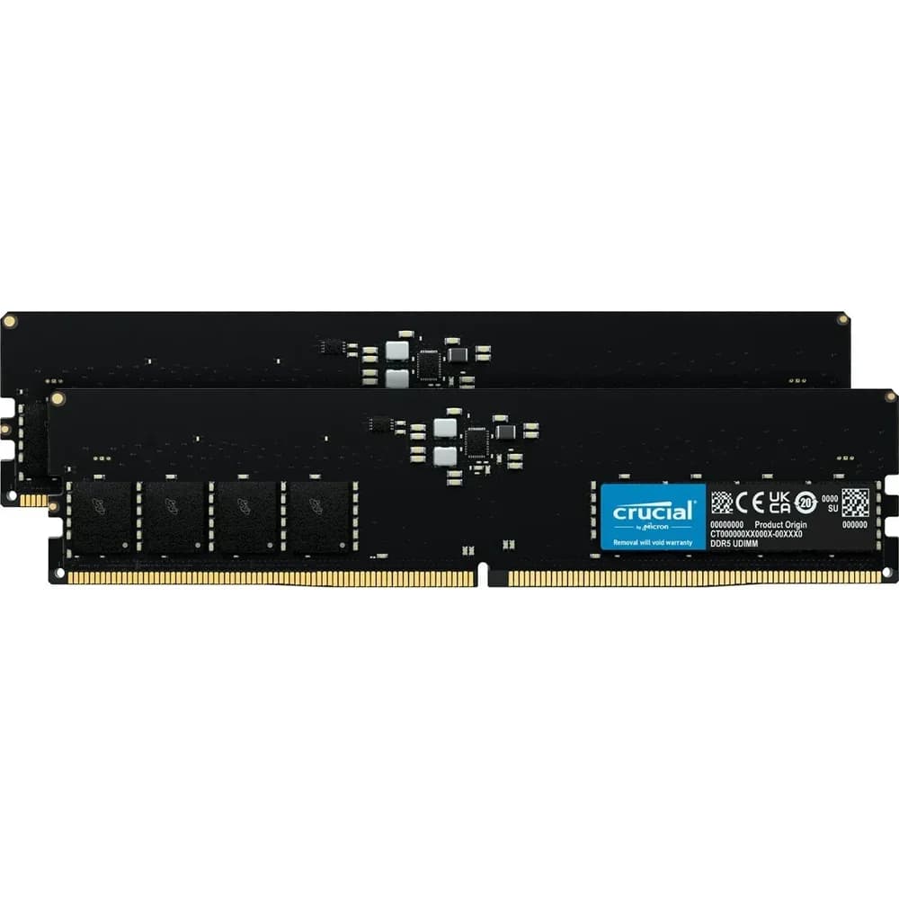 CRUCIAL UDIMM 32GB Kit, DDR5-5600, CL46-45-45, 2RX8