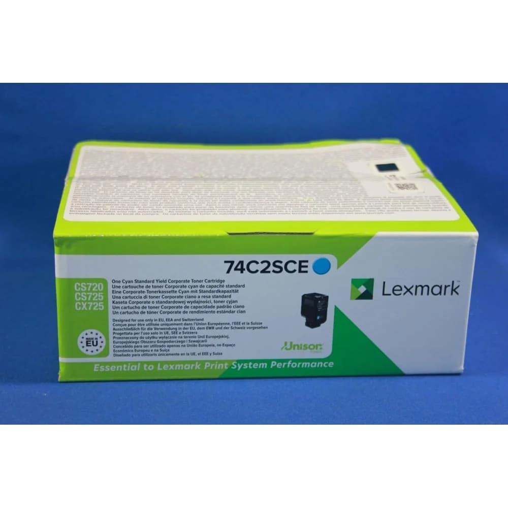 Lexmark 74C2SCE - toner, cyan