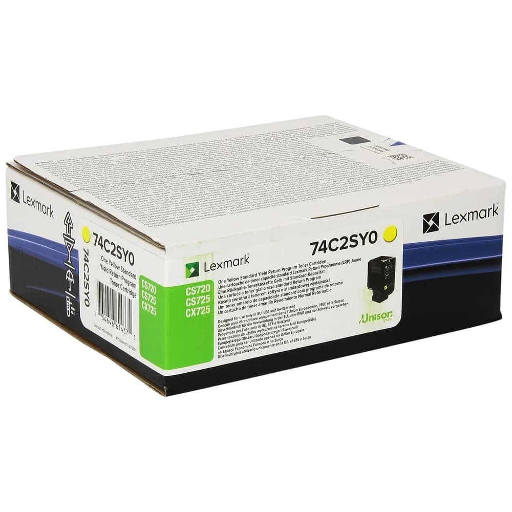 Lexmark Toner 74C2SY0 yellow
