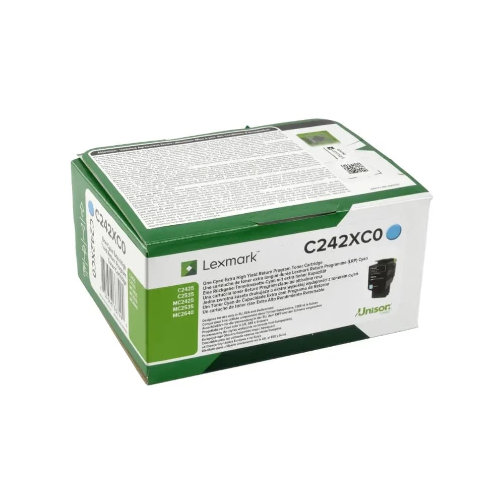Lexmark Toner C242XC0 cyan
