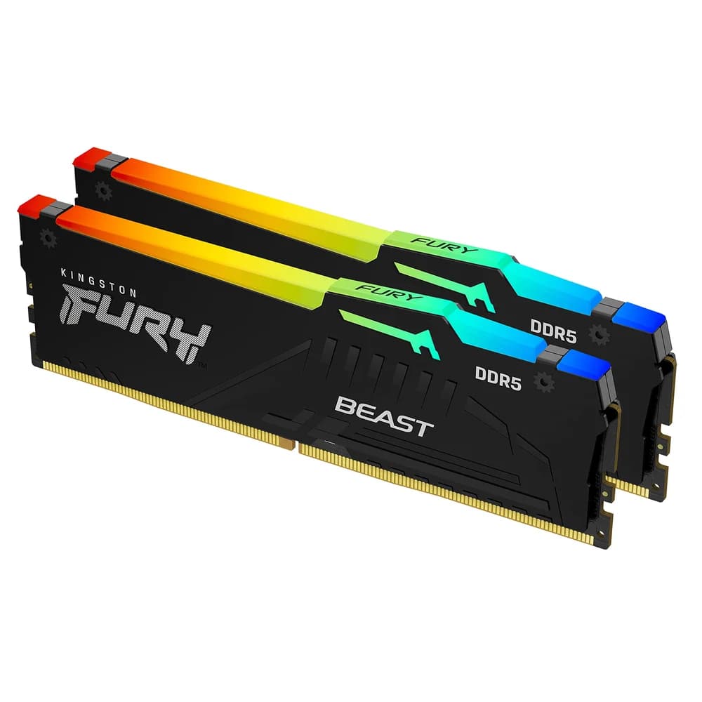 32 GB DDR5-RAM PC5600 Kingston FURY Beast RGB Kit 2x16