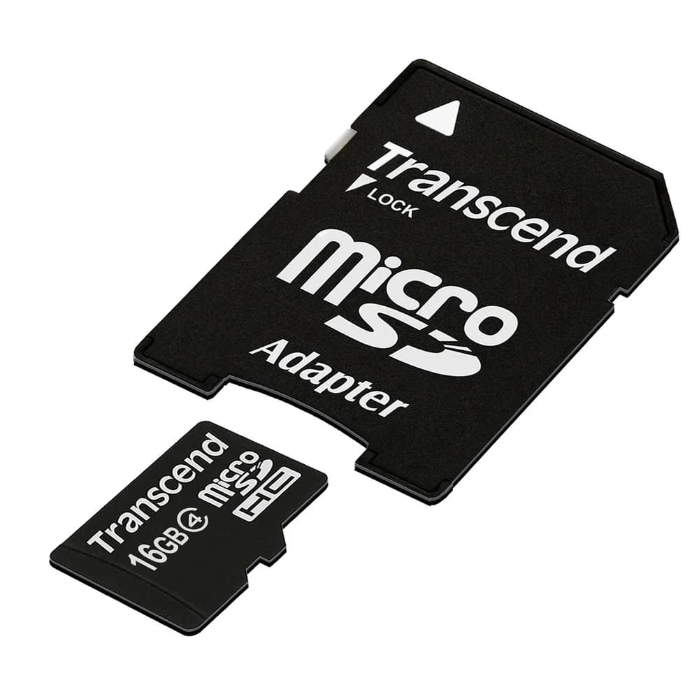 TRANSCEND microSDHC 16GB, Class 4