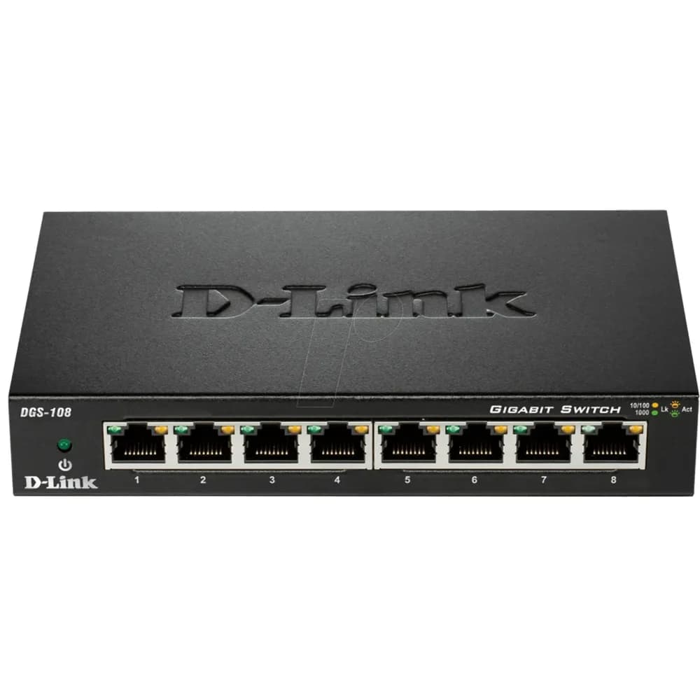 D-LINK DGS-108, 8-Port