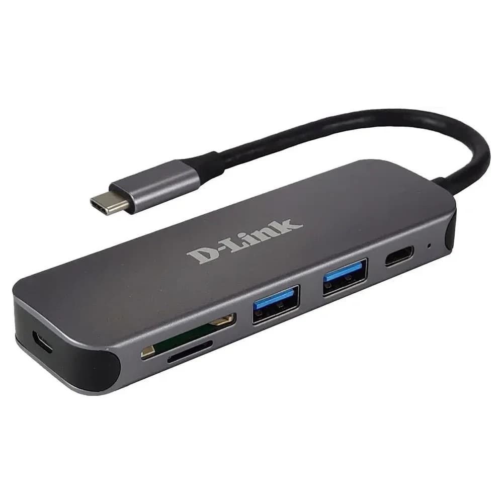 D-Link DUB-2325 5-in-1 USB-C Hub Ladestation