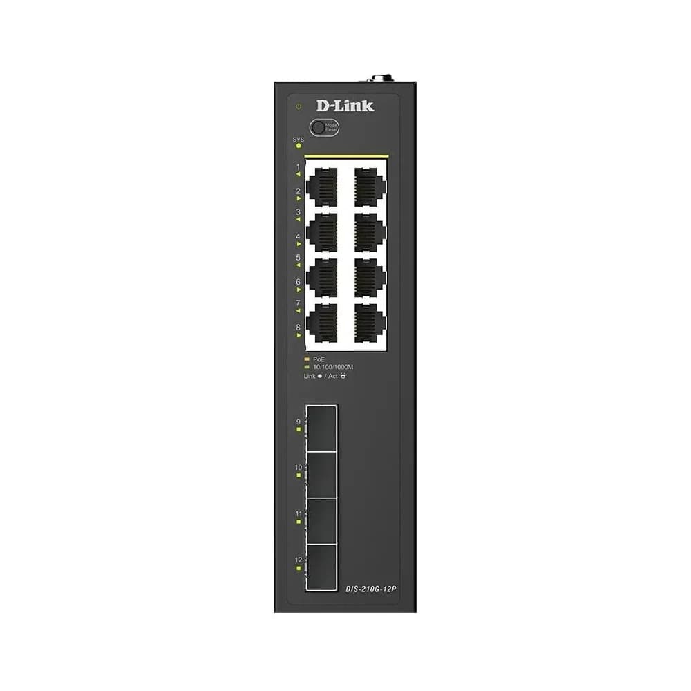 DLink Deutschland 12-Port Gigabit Switch DIS-210G-12P