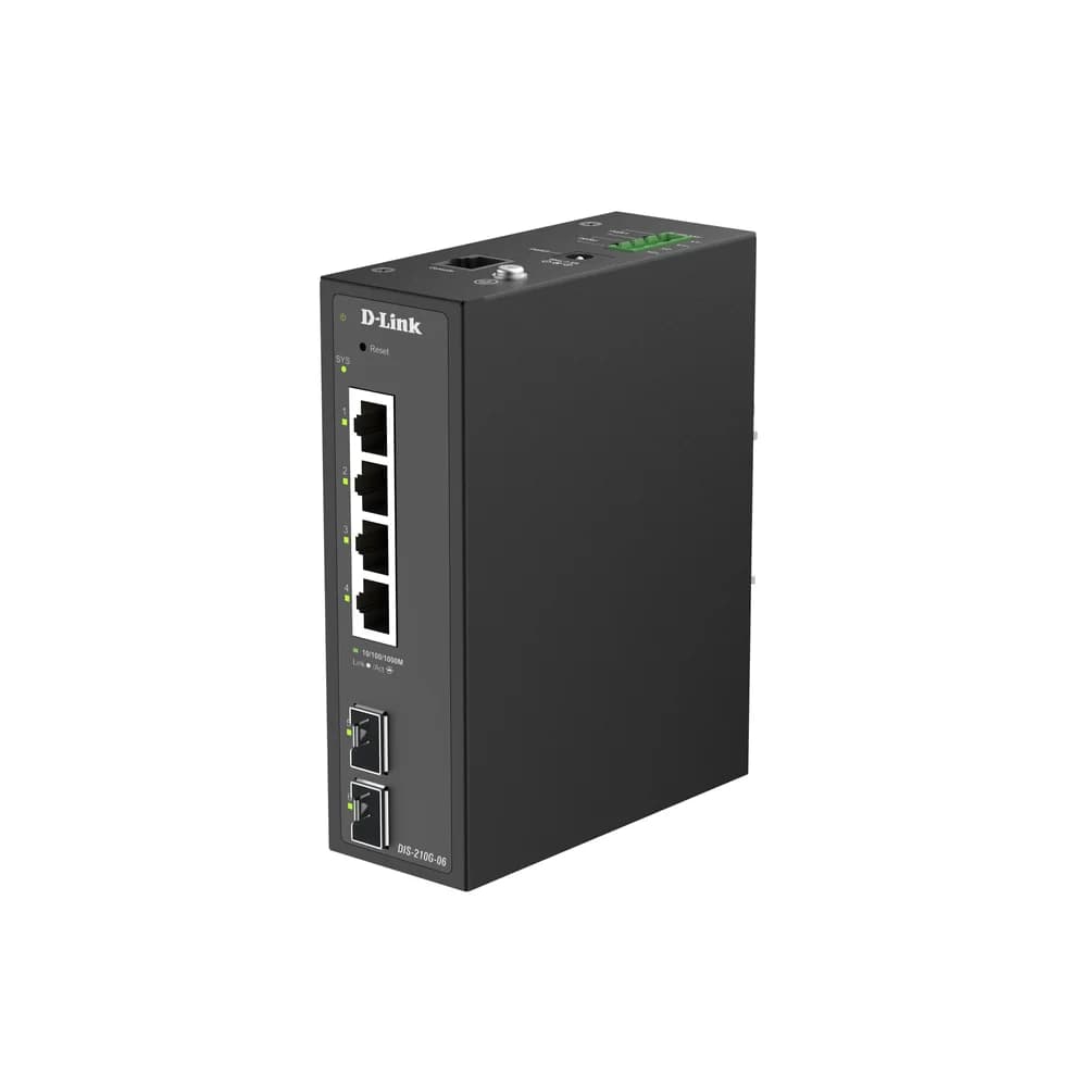 D-LINK DIS210G06 - Switch, managed, 6-Port, SFP