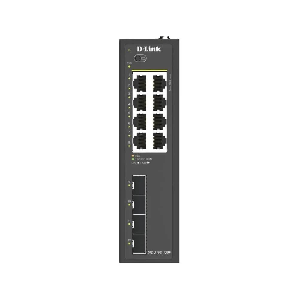 DLink Deutschland 12-Port Gigabit Switch DIS-210G-12UP