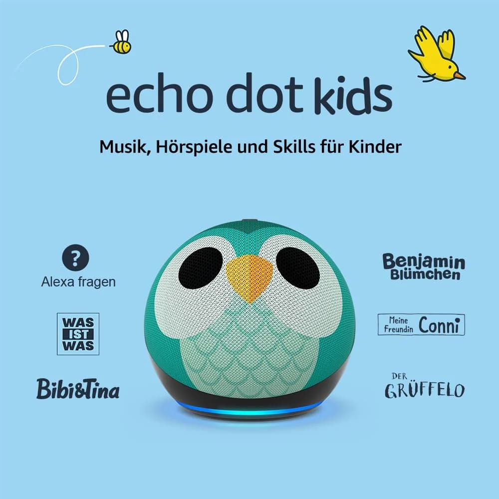 Amazon Echo Dot 5 Eulen Design