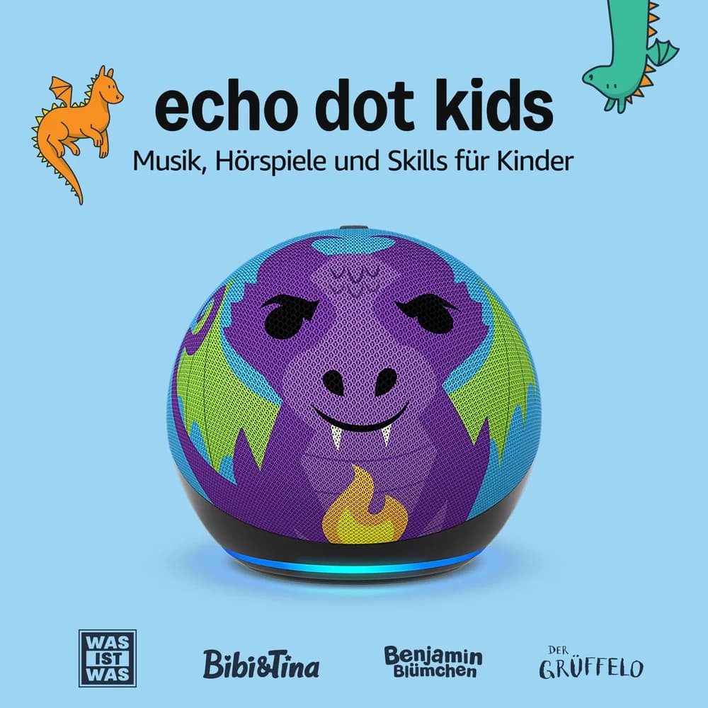 Amazon Echo Dot 5 Drachen Design