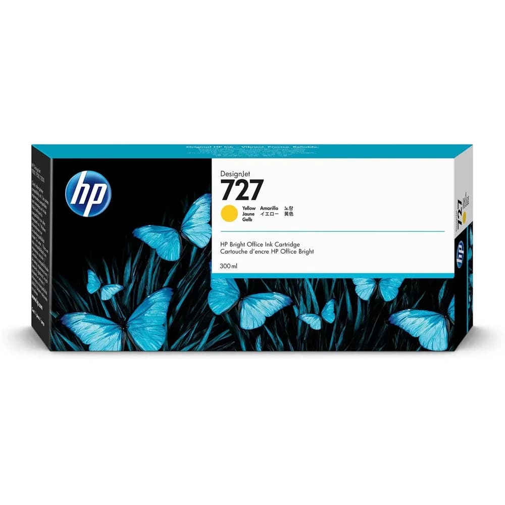 HP Tinte 727 300-ml gelb