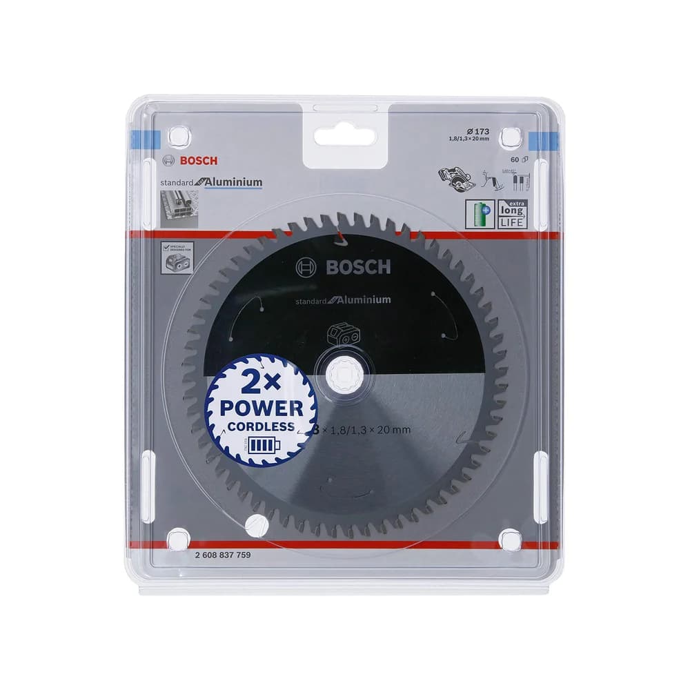 Standard for Aluminium circular saw blade