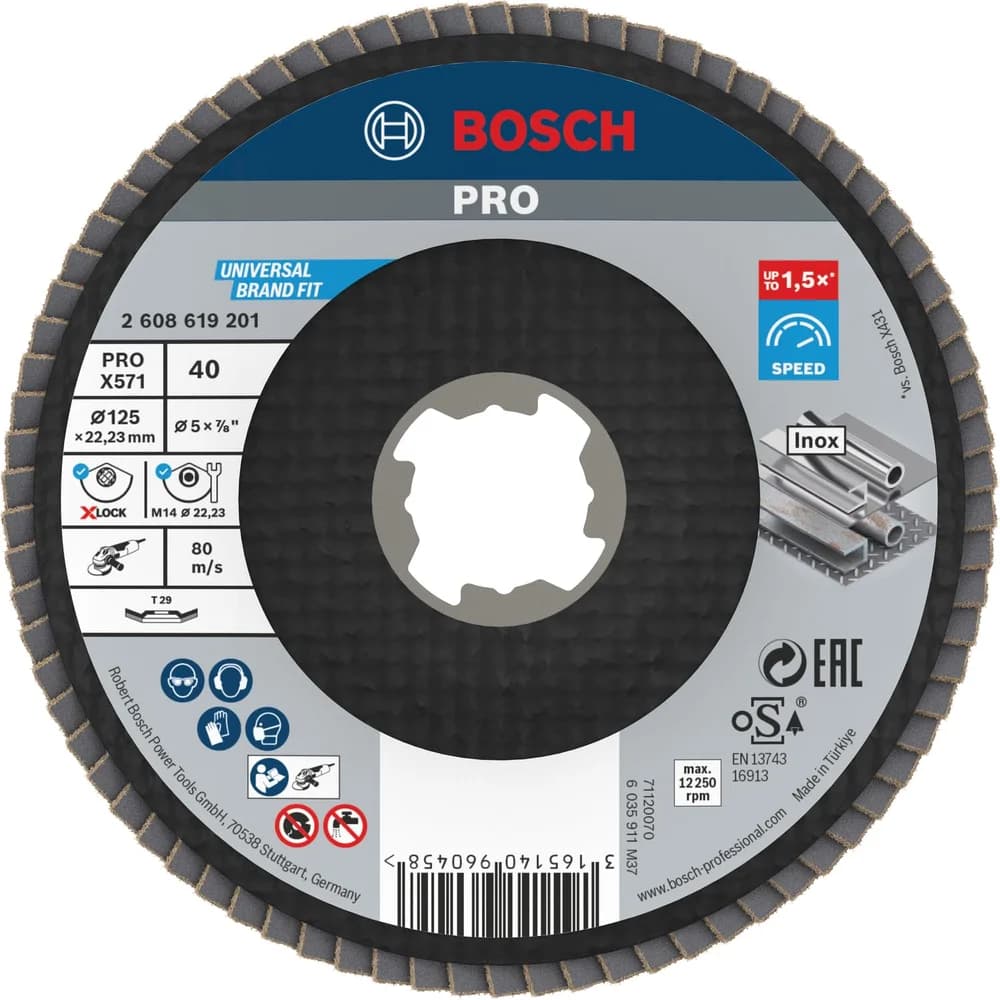 Bosch Power Tools X-LOCK Fächerscheibe 2608619201