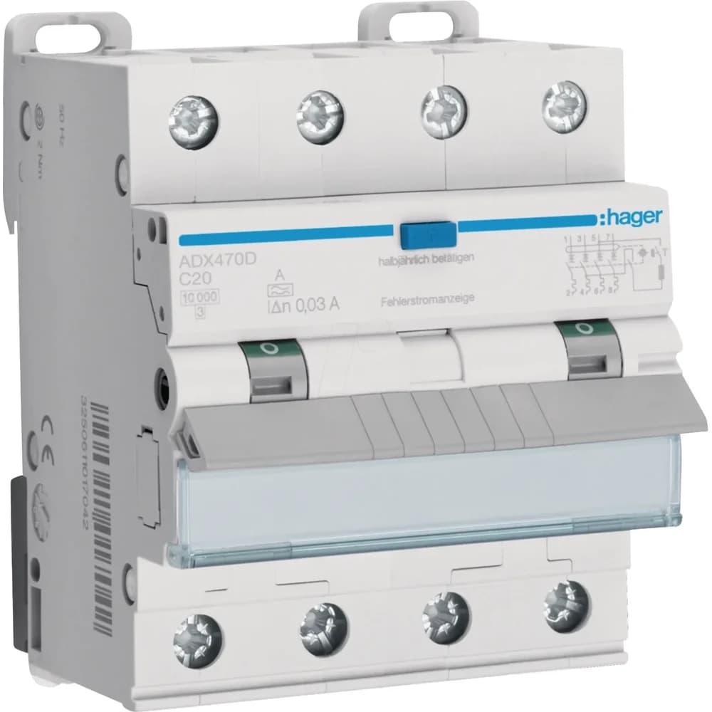 Hager FI/LS-Schalter ADX470D