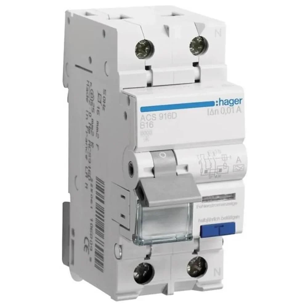 Hager FI/LS-Schalter ACS916D