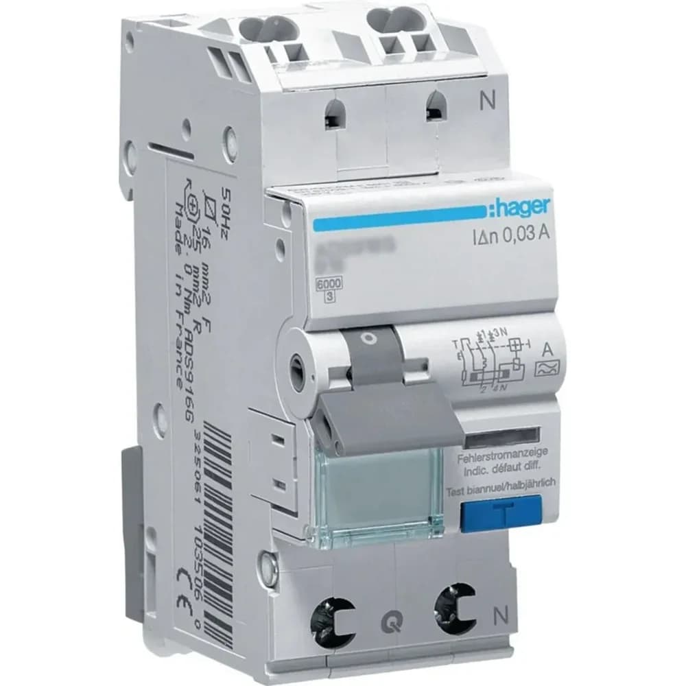 Hager FI/LS-Schalter ADS910D