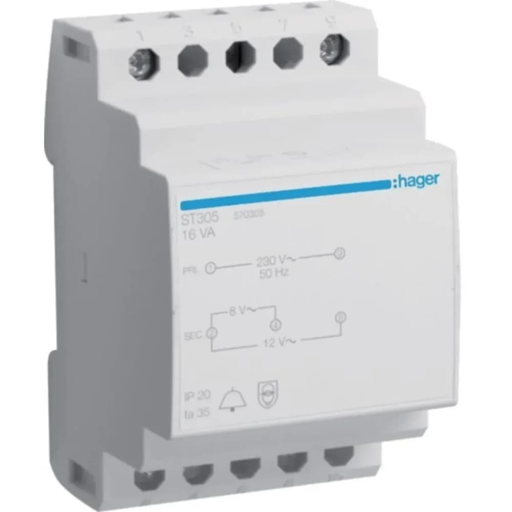 Hager Klingeltrafo ST305