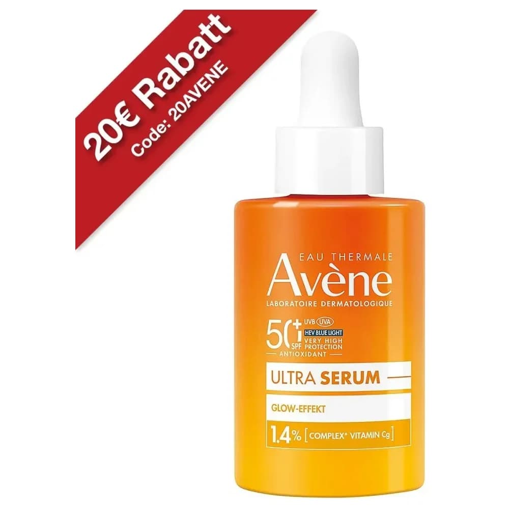 Avène Ultra Serum Glow Effekt LSF 50+