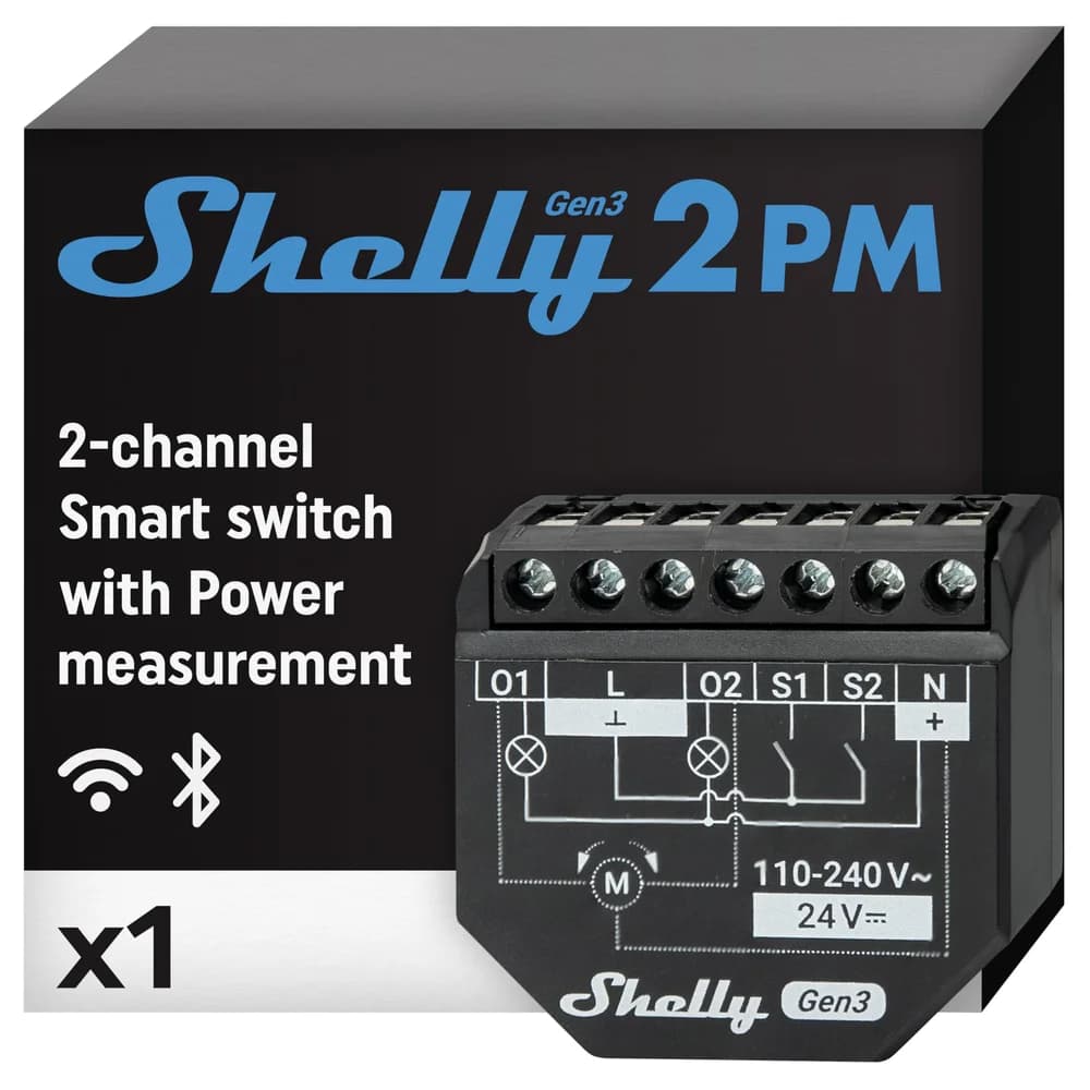 SHELLY 2PM GEN3 - Shelly 2PM Gen3