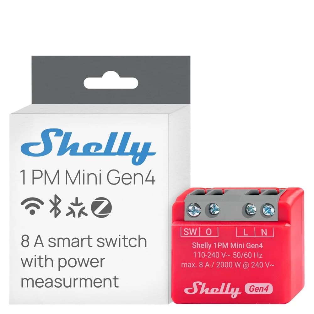 Shelly 1PM Mini Gen4 - Matter-fähig