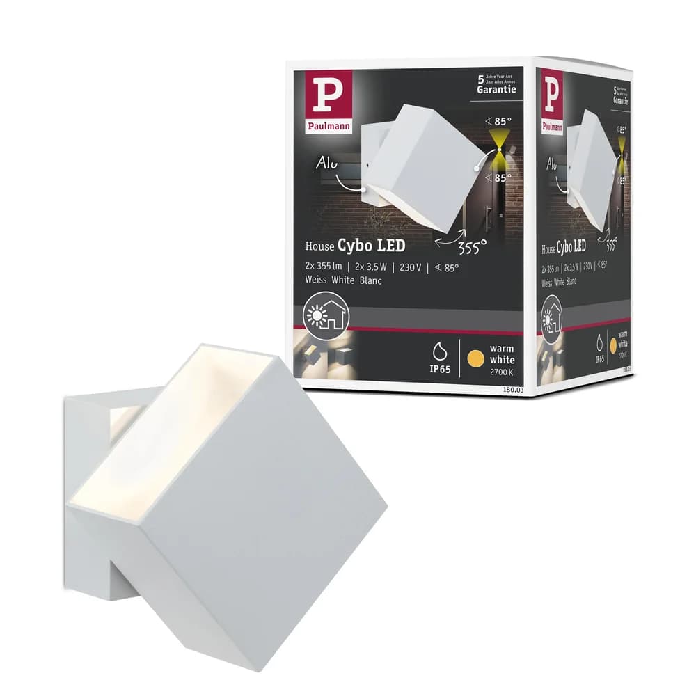 Paulmann LED Wandleuchte Cybo - Weiß
