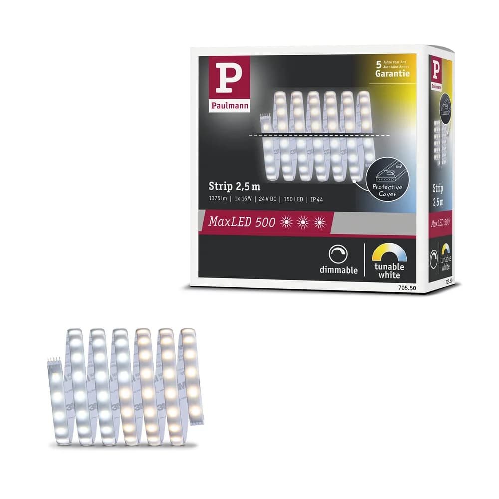 LED-Strip 70550 in Silberfarben max. 16 Watt