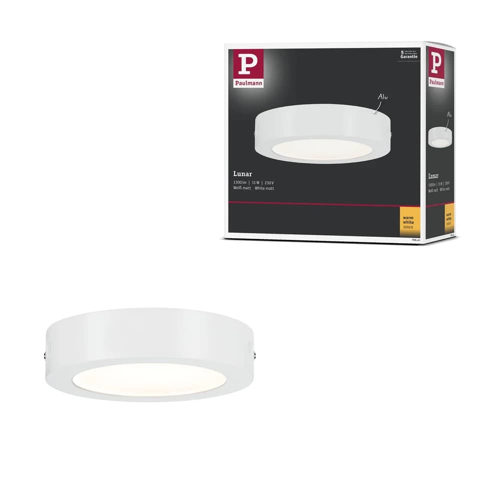 Paulmann LED Panel Lunar - Weiß
