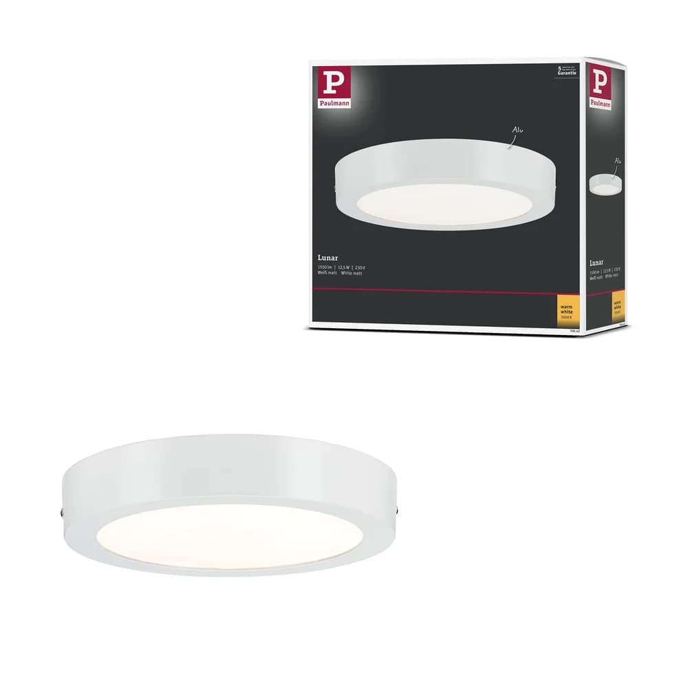 Paulmann LED Panel Lunar - Weiß
