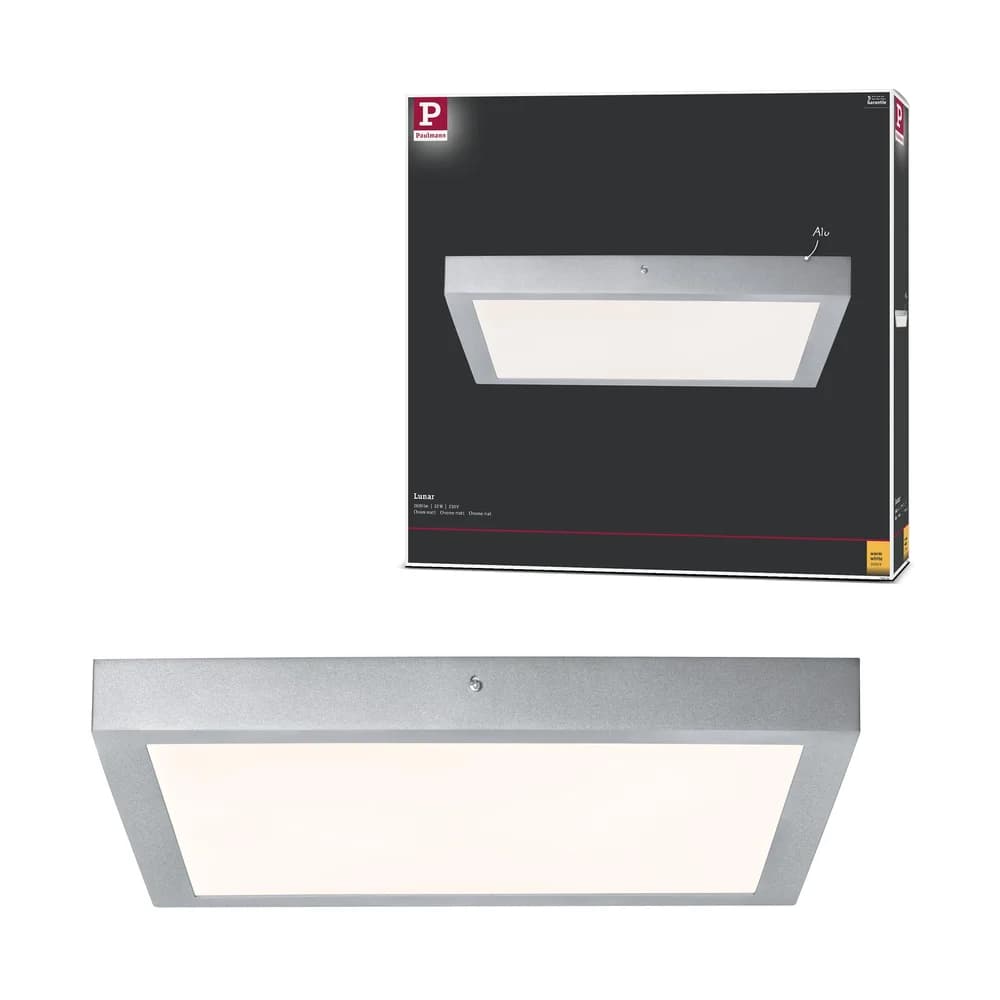 Paulmann LED Panel Lunar - Silber