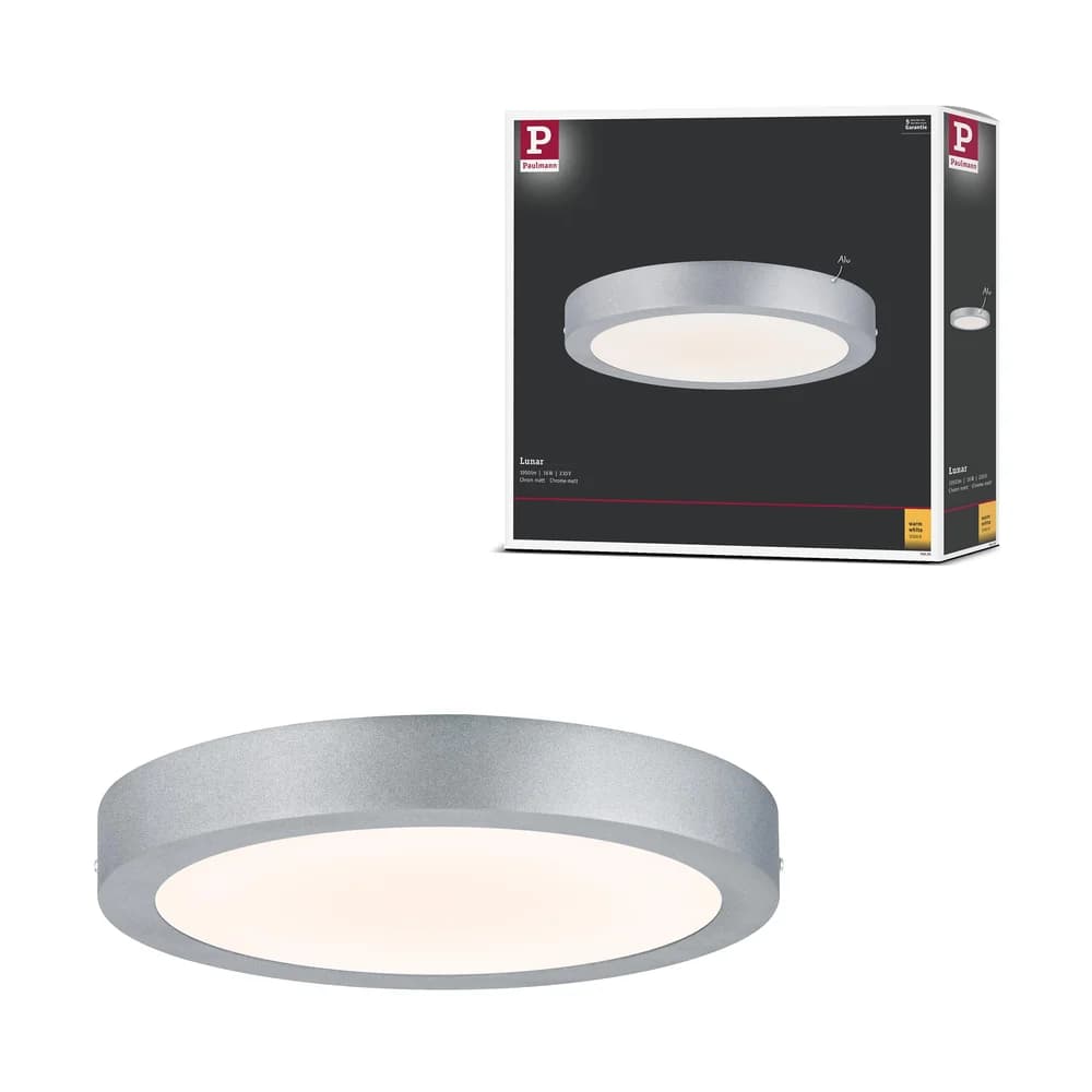 Paulmann LED Panel Lunar - Silber