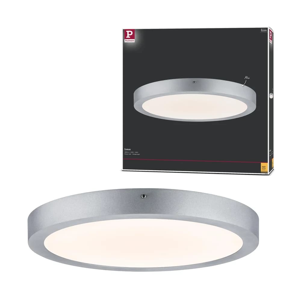 Paulmann LED Panel Lunar - Silber