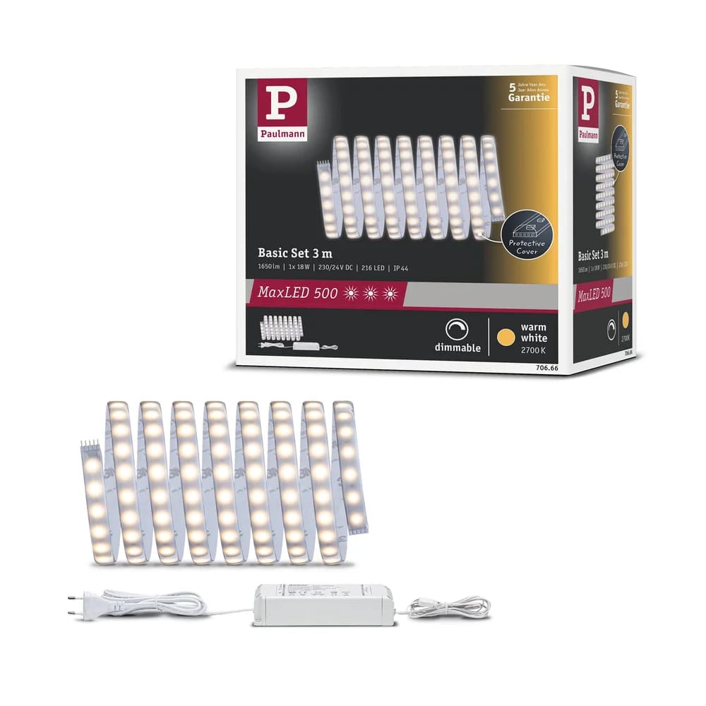 LED-Strip 70666 in Silberfarben max. 18 Watt