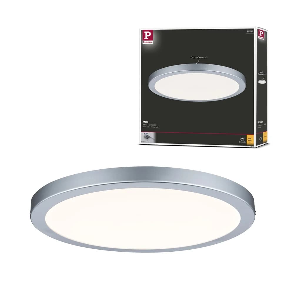 Paulmann LED Panel Atria - Silber