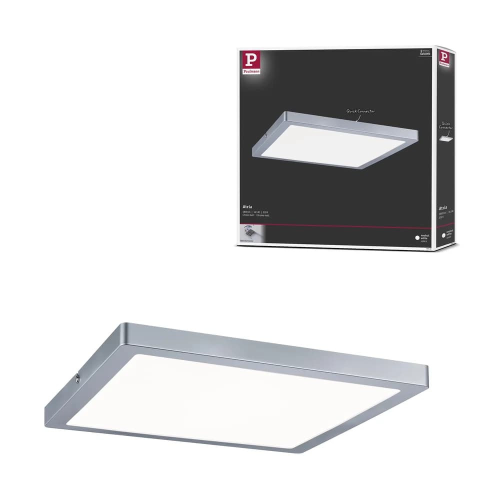 Paulmann LED Panel Atria - Silber