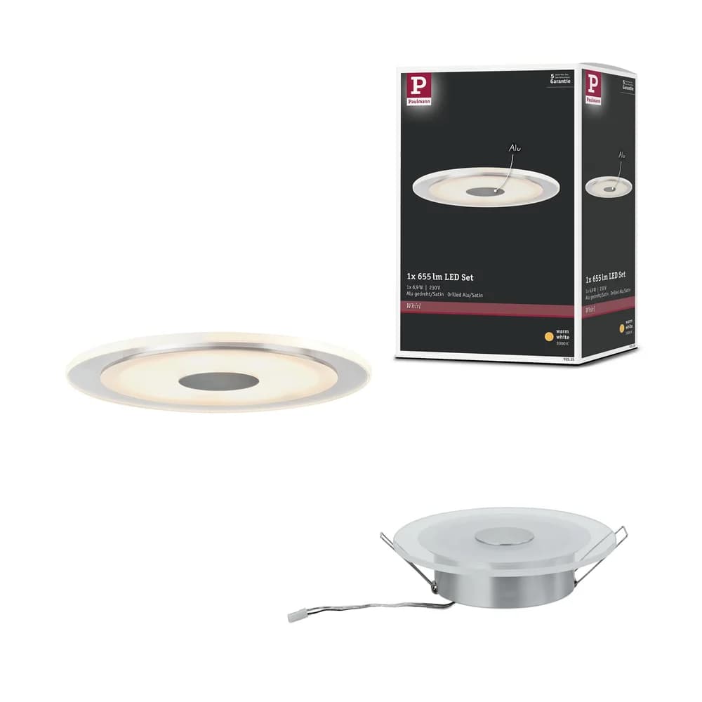 PAULMANN PremEBL Set Whirl rund LED 1x6,9W 350mA
