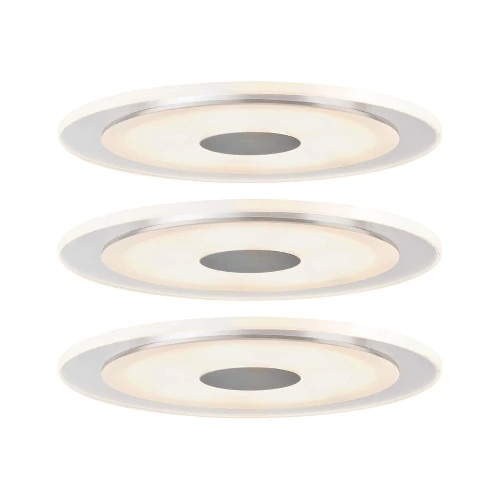 Paulmann Einbauleuchte Whirl 3er Set LED 6W Chrom